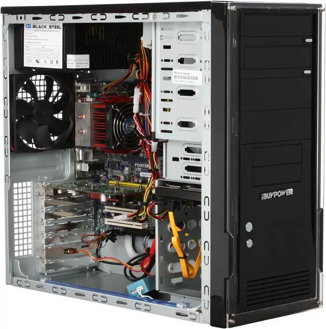 Alt view image 11 of 18 - iBUYPOWER Desktop PC Gamer Power 512 AMD Athlon X2 7750 4GB DDR2 500GB HDD NVIDIA GeForce 9400 GT Windows Vista Home Premium 64-bit
