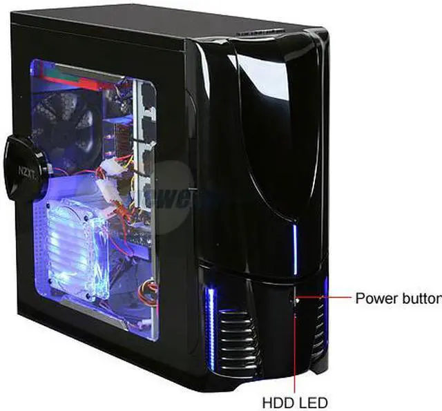 Alt view image 2 of 20 - iBUYPOWER Desktop PC Gamer Power 516 AMD Athlon X2 7750 4GB DDR2 750GB HDD NVIDIA GeForce 9600 GT Windows Vista Home Premium 64-bit Free MS Windows 7 Upgrade