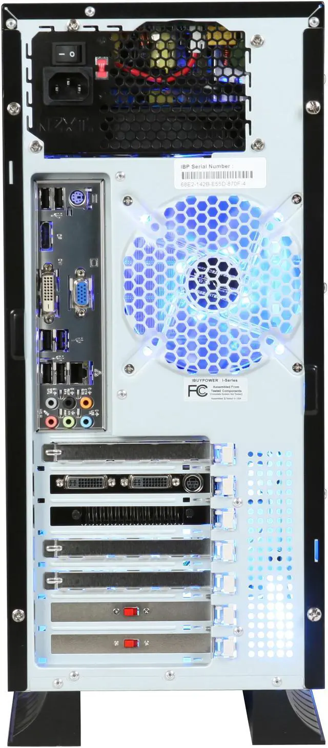 Alt view image 15 of 19 - iBUYPOWER Desktop PC Gamer Extreme 543 AMD Phenom X4 9850 8GB DDR2 750GB HDD NVIDIA GeForce GTX 260 Windows Vista Home Premium 64-bit