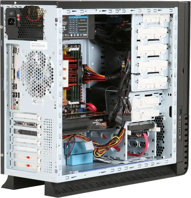Alt view image 8 of 19 - iBUYPOWER Desktop PC Gamer Extreme 543 AMD Phenom X4 9850 8GB DDR2 750GB HDD NVIDIA GeForce GTX 260 Windows Vista Home Premium 64-bit