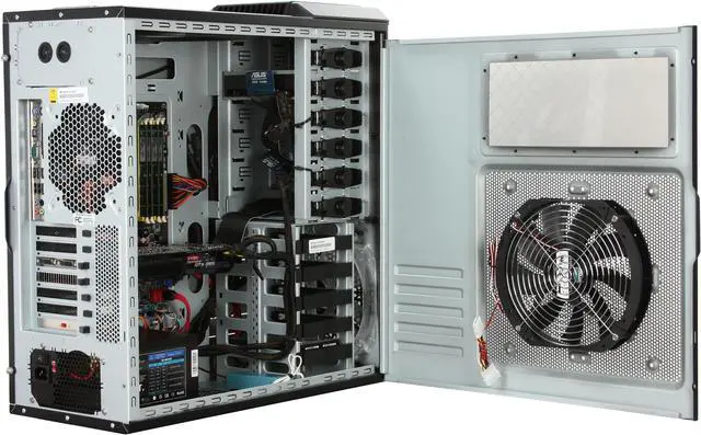 Alt view image 7 of 19 - iBUYPOWER Desktop PC Gamer Supreme 944 Intel Core 2 Quad Q9550 8GB DDR2 1TB HDD NVIDIA GeForce GTX 285 Windows Vista Home Premium 64-bit