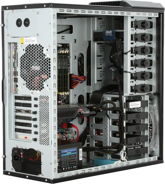 Alt view image 8 of 19 - iBUYPOWER Desktop PC Gamer Supreme 944 Intel Core 2 Quad Q9550 8GB DDR2 1TB HDD NVIDIA GeForce GTX 285 Windows Vista Home Premium 64-bit