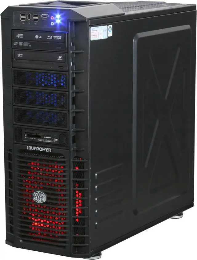 Alt view image 4 of 20 - iBUYPOWER Desktop PC Gamer Supreme 969i Intel Core i7-965 12GB DDR3 2TB HDD NVIDIA GeForce GTX 295 Windows Vista Ultimate 64-bit