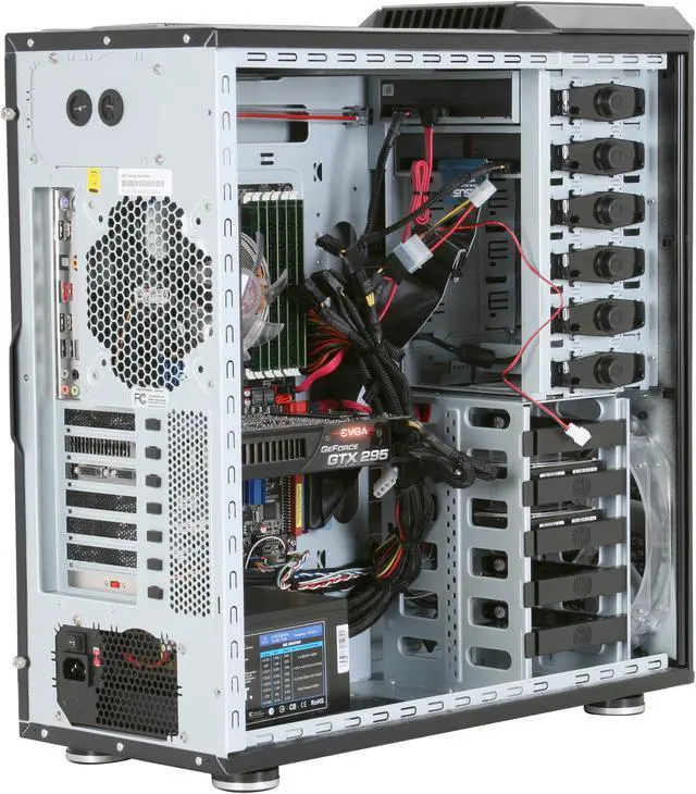 Alt view image 9 of 20 - iBUYPOWER Desktop PC Gamer Supreme 969i Intel Core i7-965 12GB DDR3 2TB HDD NVIDIA GeForce GTX 295 Windows Vista Ultimate 64-bit