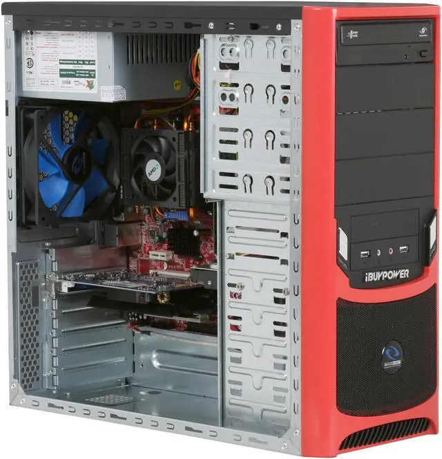 Alt view image 7 of 10 - iBUYPOWER Desktop PC Gamer Power 508 5000+ 4GB DDR2 500GB HDD NVIDIA GeForce 9500 GT Windows Vista Home Premium 64-bit