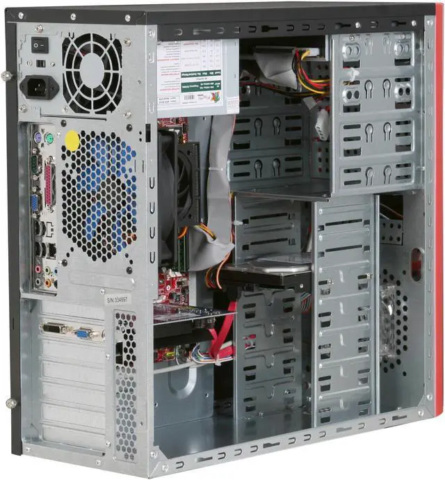 Alt view image 5 of 10 - iBUYPOWER Desktop PC Gamer Power 508 5000+ 4GB DDR2 500GB HDD NVIDIA GeForce 9500 GT Windows Vista Home Premium 64-bit