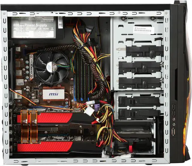 Alt view image 7 of 10 - iBUYPOWER Desktop PC Chimera LX2 Intel Core i7-920 12GB DDR3 1TB HDD Dual NVIDIA GeForce GTX 260 Windows Vista Home Premium 64-bit Free MS Windows 7 Upgrade