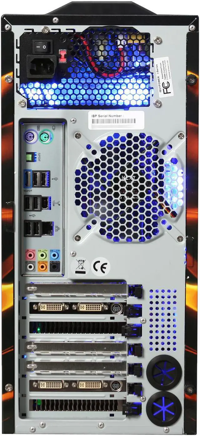 Alt view image 9 of 10 - iBUYPOWER Desktop PC Chimera LX2 Intel Core i7-920 12GB DDR3 1TB HDD Dual NVIDIA GeForce GTX 260 Windows Vista Home Premium 64-bit Free MS Windows 7 Upgrade