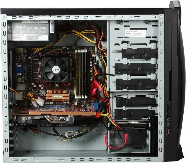 Alt view image 8 of 11 - iBUYPOWER Desktop PC Gamer Extreme 546 AMD Phenom X4 9950 8GB DDR2 500GB HDD ATI Radeon HD 4870 Windows Vista Home Premium 64-bit