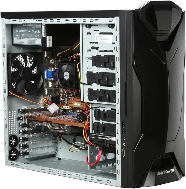 Alt view image 9 of 11 - iBUYPOWER Desktop PC Gamer Extreme 546 AMD Phenom X4 9950 8GB DDR2 500GB HDD ATI Radeon HD 4870 Windows Vista Home Premium 64-bit