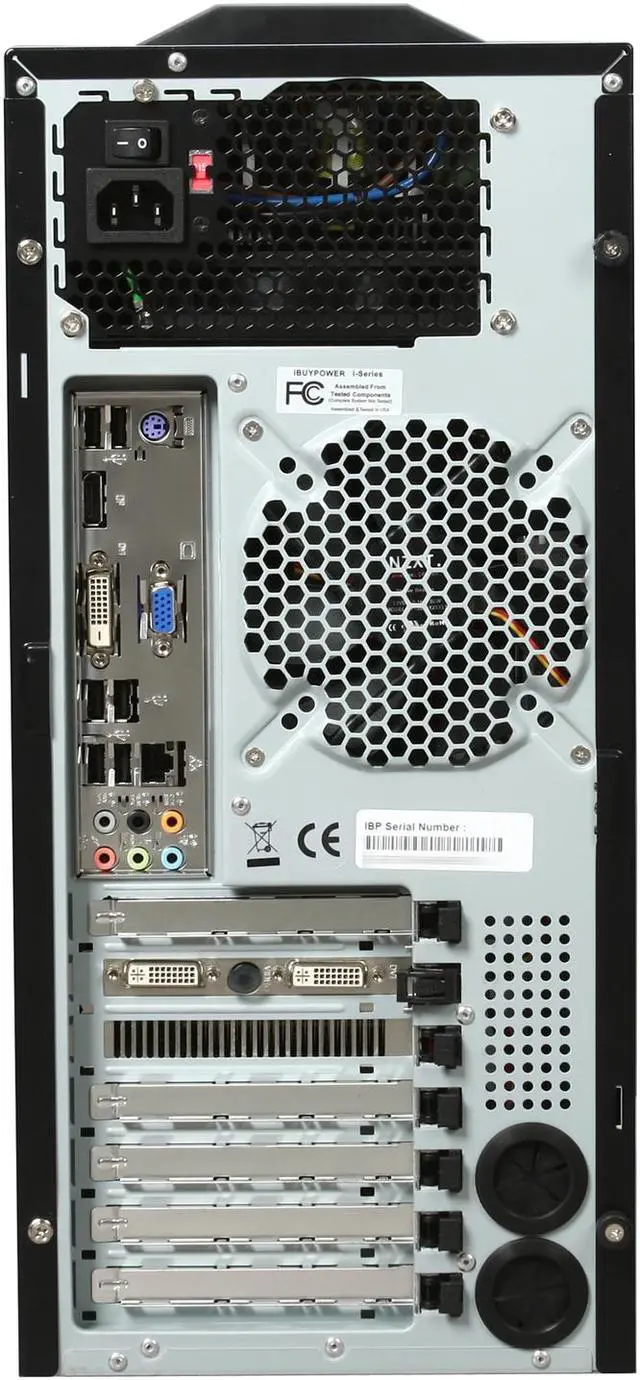 Alt view image 10 of 11 - iBUYPOWER Desktop PC Gamer Extreme 546 AMD Phenom X4 9950 8GB DDR2 500GB HDD ATI Radeon HD 4870 Windows Vista Home Premium 64-bit