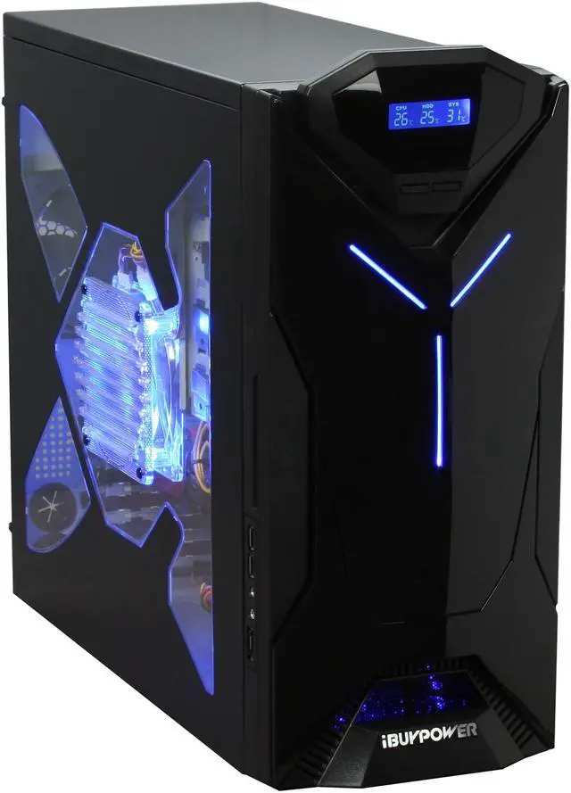 Alt view image 2 of 11 - iBUYPOWER Desktop PC Gamer Extreme 948D3 Intel Core 2 Quad Q9300 4GB DDR3 500GB HDD NVIDIA GeForce GTX 275 Windows Vista Home Premium 64-bit Free MS Windows 7 Upgrade