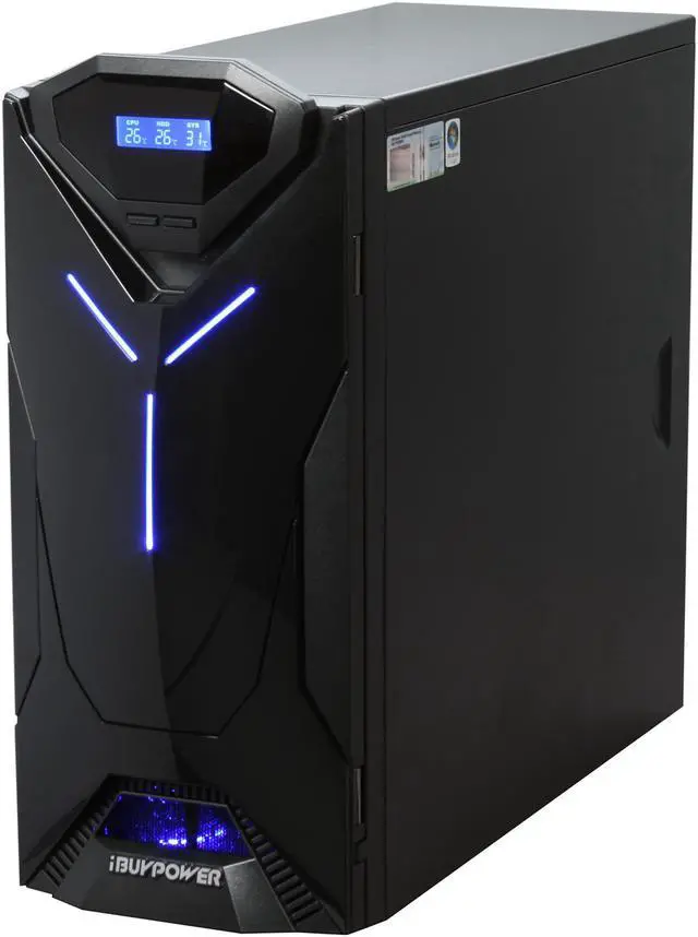 Alt view image 4 of 11 - iBUYPOWER Desktop PC Gamer Extreme 948D3 Intel Core 2 Quad Q9300 4GB DDR3 500GB HDD NVIDIA GeForce GTX 275 Windows Vista Home Premium 64-bit Free MS Windows 7 Upgrade