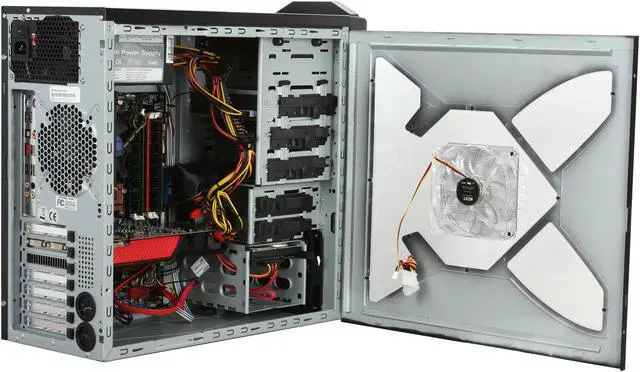 Alt view image 7 of 11 - iBUYPOWER Desktop PC Gamer Extreme 948D3 Intel Core 2 Quad Q9300 4GB DDR3 500GB HDD NVIDIA GeForce GTX 275 Windows Vista Home Premium 64-bit Free MS Windows 7 Upgrade