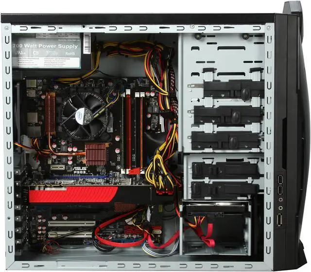 Alt view image 8 of 11 - iBUYPOWER Desktop PC Gamer Extreme 948D3 Intel Core 2 Quad Q9300 4GB DDR3 500GB HDD NVIDIA GeForce GTX 275 Windows Vista Home Premium 64-bit Free MS Windows 7 Upgrade
