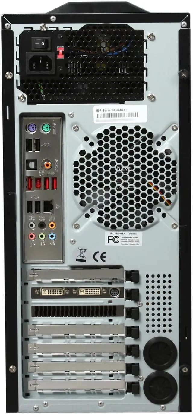 Alt view image 10 of 11 - iBUYPOWER Desktop PC Gamer Extreme 948D3 Intel Core 2 Quad Q9300 4GB DDR3 500GB HDD NVIDIA GeForce GTX 275 Windows Vista Home Premium 64-bit Free MS Windows 7 Upgrade