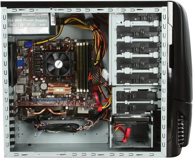Alt view image 7 of 10 - iBUYPOWER Desktop PC Gamer Extreme 539 AMD Phenom II X4 955 8GB DDR2 500GB HDD ATI Radeon HD 4870 Windows Vista Home Premium 64-bit