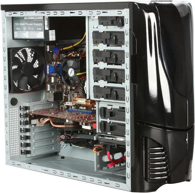 Alt view image 8 of 10 - iBUYPOWER Desktop PC Gamer Extreme 539 AMD Phenom II X4 955 8GB DDR2 500GB HDD ATI Radeon HD 4870 Windows Vista Home Premium 64-bit