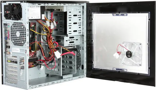 Alt view image 6 of 10 - iBUYPOWER Desktop PC Gamer Power 513 AMD Athlon II X2 250 4GB DDR2 500GB HDD NVIDIA GeForce 9500 GT Windows Vista Home Premium 64-bit Free MS Windows 7 upgrade