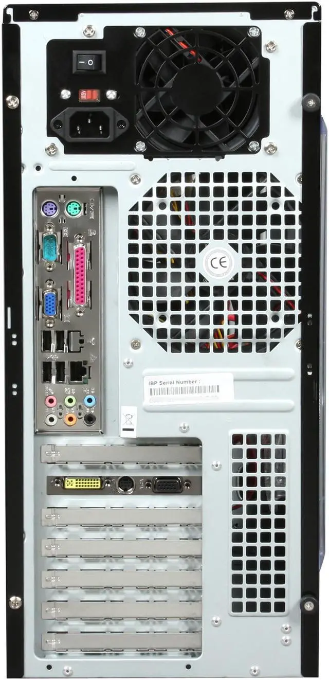 Alt view image 9 of 10 - iBUYPOWER Desktop PC Gamer Power 513 AMD Athlon II X2 250 4GB DDR2 500GB HDD NVIDIA GeForce 9500 GT Windows Vista Home Premium 64-bit Free MS Windows 7 upgrade