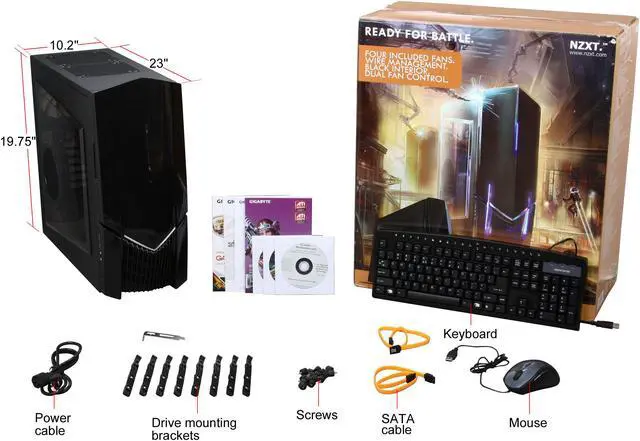 Alt view image 9 of 9 - iBUYPOWER Desktop PC Gamer Power 905i Intel Core i5-750 4GB DDR3 500GB HDD ATI Radeon HD 4350 Windows Vista Home Premium 64-bit Free MS Windows 7 upgrade