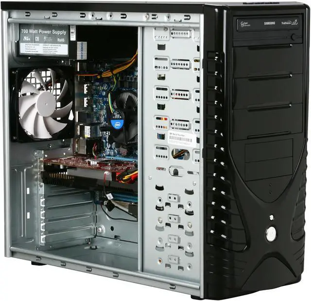Alt view image 7 of 9 - iBUYPOWER Desktop PC Gamer Extreme 938i Intel Core i7-860 4GB DDR3 500GB HDD NVIDIA GeForce GTS 250 Windows 7 Home Premium 64-bit