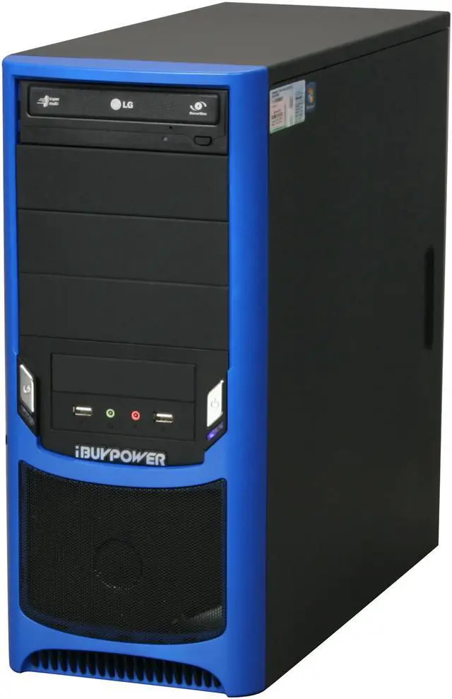 Alt view image 3 of 9 - iBUYPOWER Desktop PC Gamer Power 512D3 AMD Phenom II X2 550 4GB DDR3 750GB HDD ATI Radeon HD 4870 Windows 7 Home Premium 64-bit