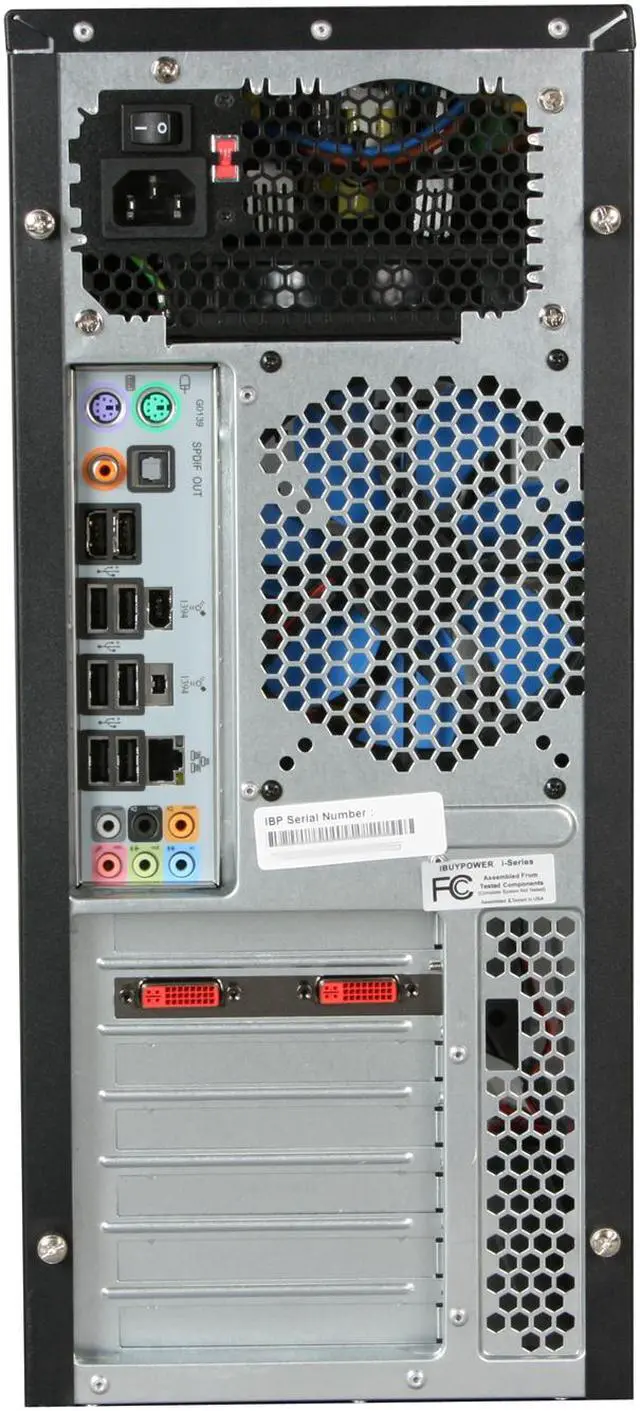 Alt view image 8 of 9 - iBUYPOWER Desktop PC Gamer Power 512D3 AMD Phenom II X2 550 4GB DDR3 750GB HDD ATI Radeon HD 4870 Windows 7 Home Premium 64-bit