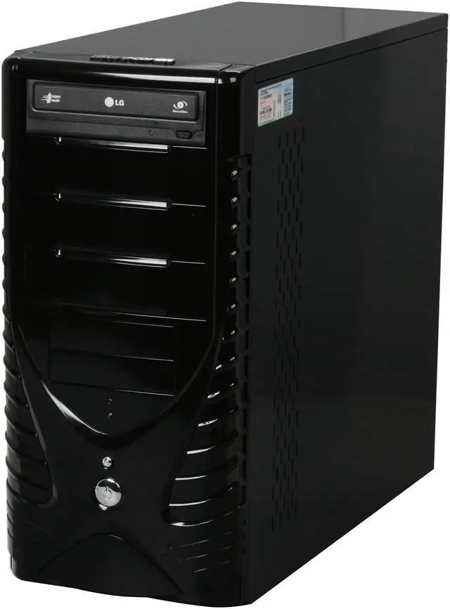 Alt view image 3 of 9 - iBUYPOWER Desktop PC Gamer Power 514 AMD Athlon II X2 245 4GB DDR2 1TB HDD NVIDIA GeForce G210 Windows 7 Home Premium 64-bit