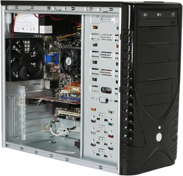 Alt view image 7 of 9 - iBUYPOWER Desktop PC Gamer Power 514 AMD Athlon II X2 245 4GB DDR2 1TB HDD NVIDIA GeForce G210 Windows 7 Home Premium 64-bit