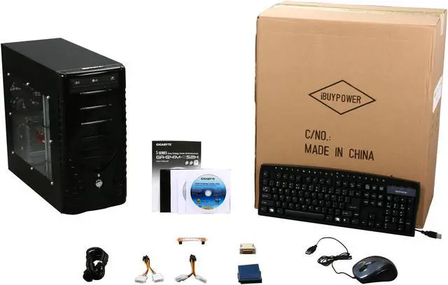Alt view image 9 of 9 - iBUYPOWER Desktop PC Gamer Extreme 925 Intel Core 2 Quad Q8200 4GB DDR2 1TB HDD ATI Radeon HD 4870 Windows 7 Home Premium 64-bit