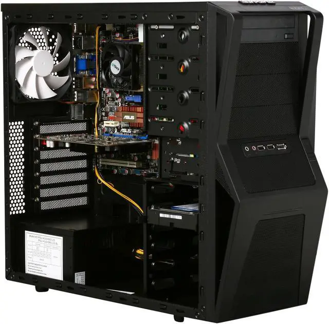 Alt view image 7 of 9 - iBUYPOWER Desktop PC Gamer Power 528 AMD Athlon II X4 620 4GB DDR2 500GB HDD ATI Radeon HD 4670 Windows 7 Home Premium 64-bit