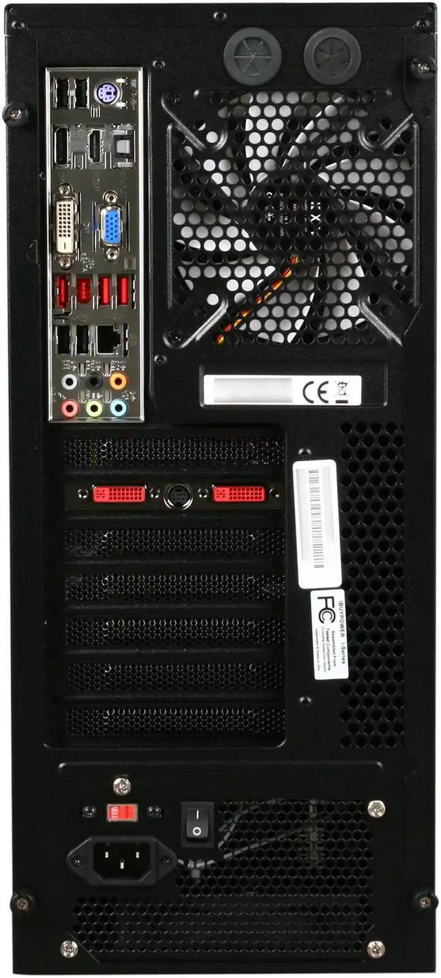 Alt view image 8 of 9 - iBUYPOWER Desktop PC Gamer Power 528 AMD Athlon II X4 620 4GB DDR2 500GB HDD ATI Radeon HD 4670 Windows 7 Home Premium 64-bit