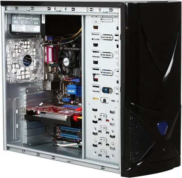 Alt view image 7 of 9 - iBUYPOWER Desktop PC Gamer Battle Gear D8 AMD Phenom II X2 550 4GB DDR3 500GB HDD NVIDIA GeForce GTS 250 Windows 7 Home Premium 64-bit