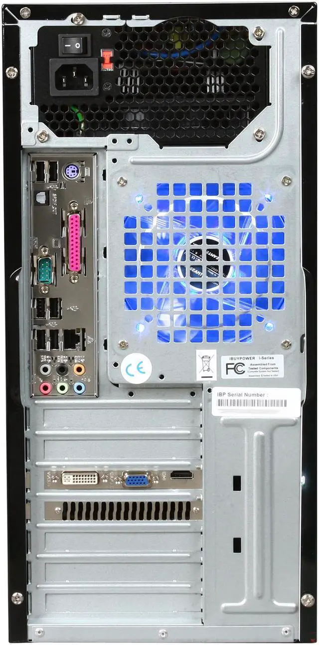 Alt view image 8 of 9 - iBUYPOWER Desktop PC Gamer Battle Gear D8 AMD Phenom II X2 550 4GB DDR3 500GB HDD NVIDIA GeForce GTS 250 Windows 7 Home Premium 64-bit