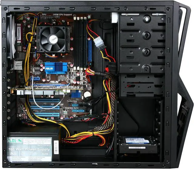 Alt view image 6 of 9 - iBUYPOWER Desktop PC Gamer Power 509D3 AMD Athlon II X4 630 4GB DDR3 500GB HDD NVIDIA GeForce 9800 GT Windows 7 Home Premium 64-bit