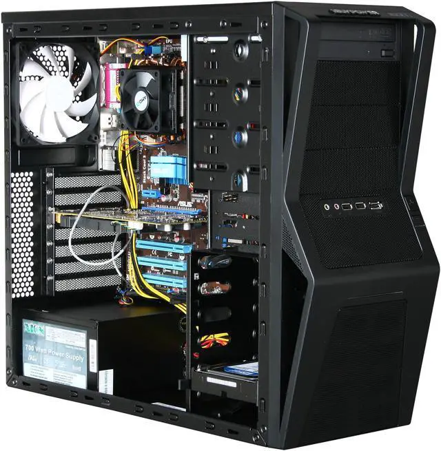 Alt view image 7 of 9 - iBUYPOWER Desktop PC Gamer Power 509D3 AMD Athlon II X4 630 4GB DDR3 500GB HDD NVIDIA GeForce 9800 GT Windows 7 Home Premium 64-bit