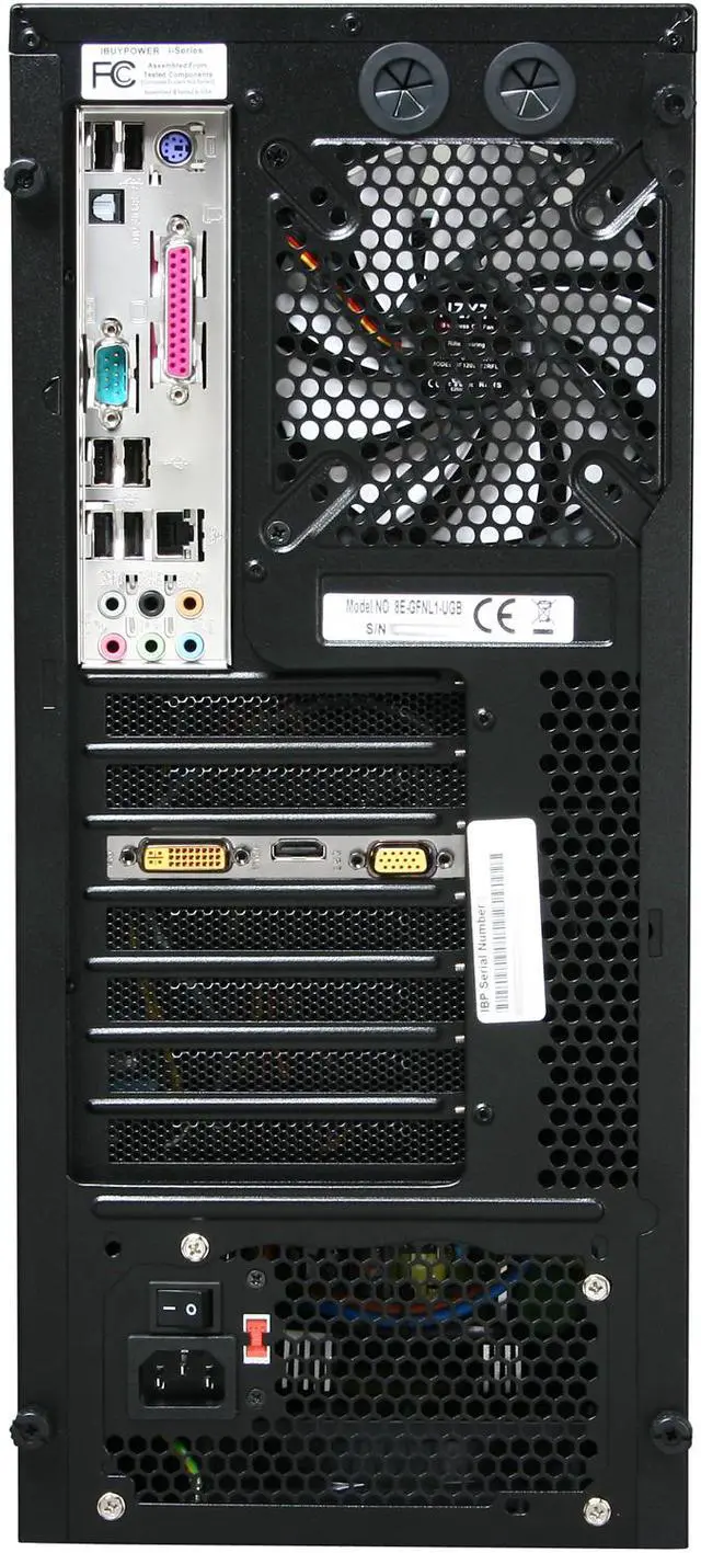Alt view image 8 of 9 - iBUYPOWER Desktop PC Gamer Power 509D3 AMD Athlon II X4 630 4GB DDR3 500GB HDD NVIDIA GeForce 9800 GT Windows 7 Home Premium 64-bit
