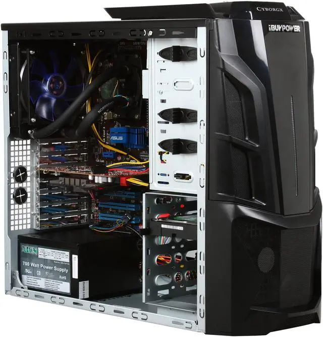 Alt view image 7 of 10 - iBUYPOWER Desktop PC Gamer Extreme 552SLC AMD Phenom II X4 965 4GB DDR3 750GB HDD ATI Radeon HD 5770 Windows 7 Home Premium 64-bit