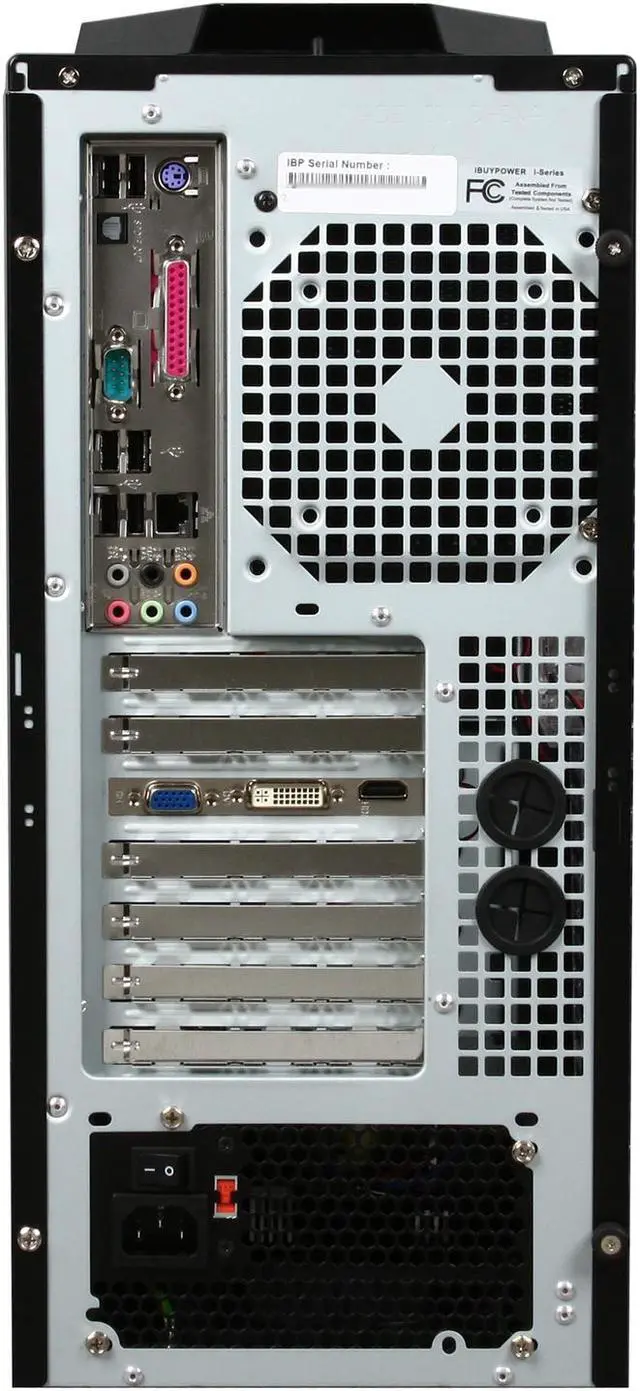 Alt view image 9 of 10 - iBUYPOWER Desktop PC Gamer Extreme 552SLC AMD Phenom II X4 965 4GB DDR3 750GB HDD ATI Radeon HD 5770 Windows 7 Home Premium 64-bit