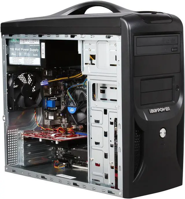 Alt view image 7 of 10 - iBUYPOWER Desktop PC Gamer Power 939i Intel Core i3-530 4GB DDR3 500GB HDD NVIDIA GeForce GT 220 Windows 7 Home Premium 64-bit