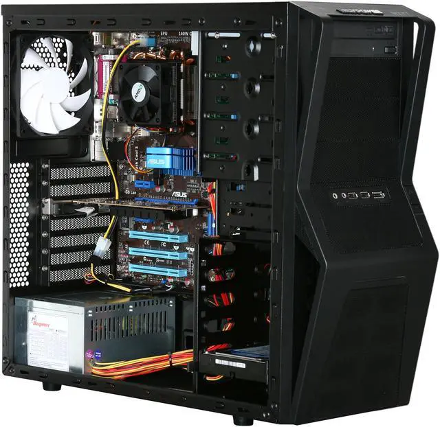 Alt view image 7 of 9 - iBUYPOWER Desktop PC Gamer Power 540D3 AMD Athlon II X2 250 4GB DDR3 500GB HDD ATI Radeon HD 5450 Windows 7 Home Premium 64-bit
