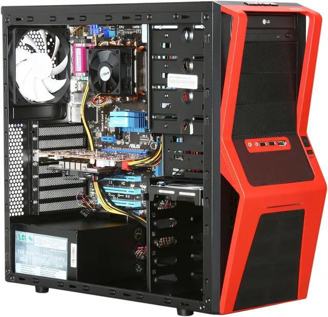 Alt view image 7 of 9 - iBUYPOWER Desktop PC Gamer Extreme 555D3 AMD Phenom II X4 965 4GB DDR3 500GB HDD ATI Radeon HD 5770 Windows 7 Home Premium 64-bit