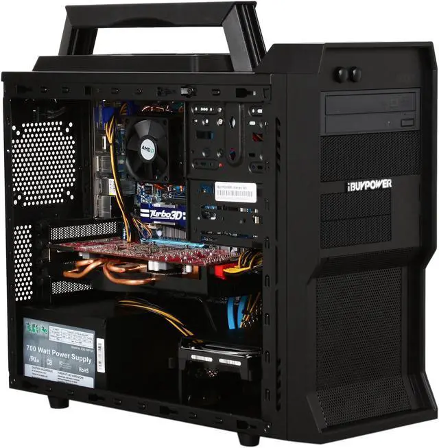 Alt view image 7 of 10 - iBUYPOWER Desktop PC LAN Warrior 5830Q6 AMD Phenom II X6 1055T 4GB DDR3 1TB HDD ATI Radeon HD 5830 Windows 7 Home Premium 64-bit
