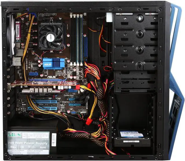Alt view image 6 of 9 - iBUYPOWER Desktop PC Gamer Power 549D3 AMD Athlon II X4 635 4GB DDR3 500GB HDD ATI Radeon HD 5770 Windows 7 Home Premium 64-bit