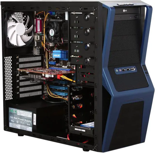 Alt view image 7 of 9 - iBUYPOWER Desktop PC Gamer Power 549D3 AMD Athlon II X4 635 4GB DDR3 500GB HDD ATI Radeon HD 5770 Windows 7 Home Premium 64-bit