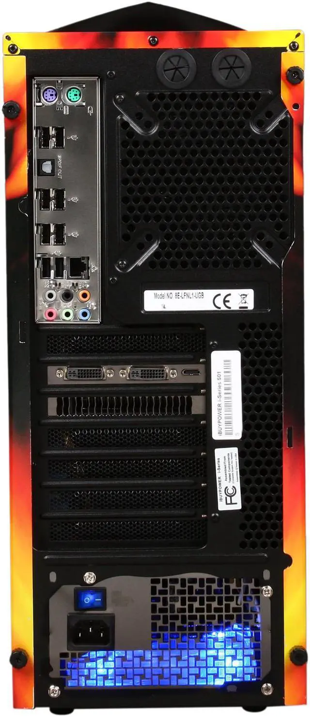 Alt view image 8 of 9 - iBUYPOWER Desktop PC Chimera LX15SLC Intel Core i7-870 8GB DDR3 1TB HDD NVIDIA GeForce GTX 480 Windows 7 Home Premium 64-bit