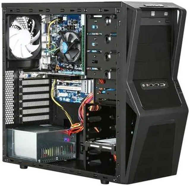 Alt view image 7 of 7 - iBUYPOWER Desktop PC Gamer Power 918i Intel Core i3-550 4GB DDR3 1TB HDD ATI Radeon HD 5450 Windows 7 Home Premium 64-bit