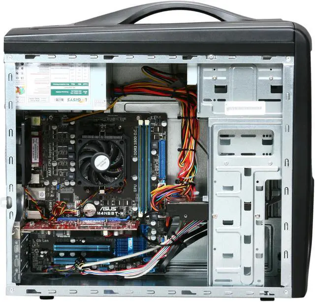 Alt view image 6 of 10 - iBUYPOWER Desktop PC Gamer Power 554D3 AMD Athlon II X4 640 4GB DDR3 1TB HDD ATI Radeon HD 5570 Windows 7 Home Premium 64-bit