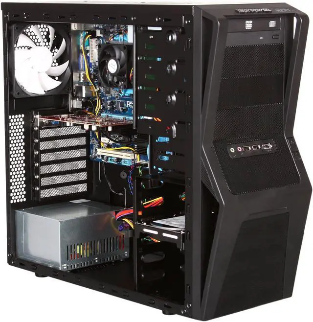 Alt view image 7 of 9 - iBUYPOWER Desktop PC Gamer Power 567D3 AMD Phenom II X4 925 4GB DDR3 1TB HDD ATI Radeon HD 5570 Windows 7 Home Premium 64-bit